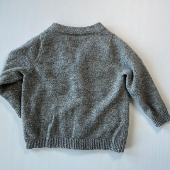 Lk new gray CASHMERE CARDIGAN by Giggle, 12 MO - Picture 3 of 4